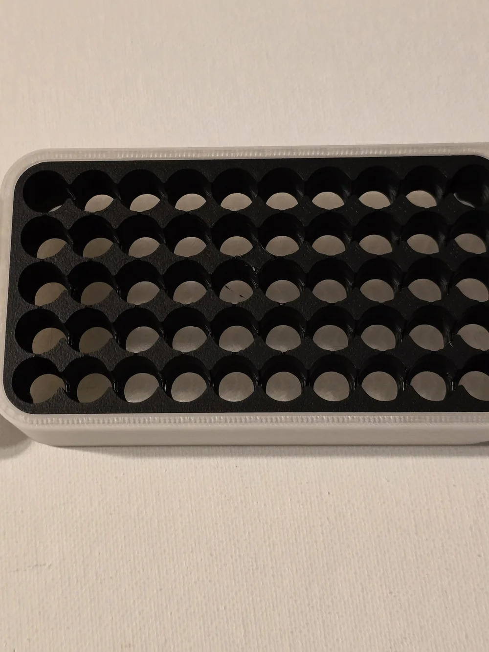 380 Ammo Box Compact Snap Lock 50 rd 3D Printed Storage Clear Black Pla USA
